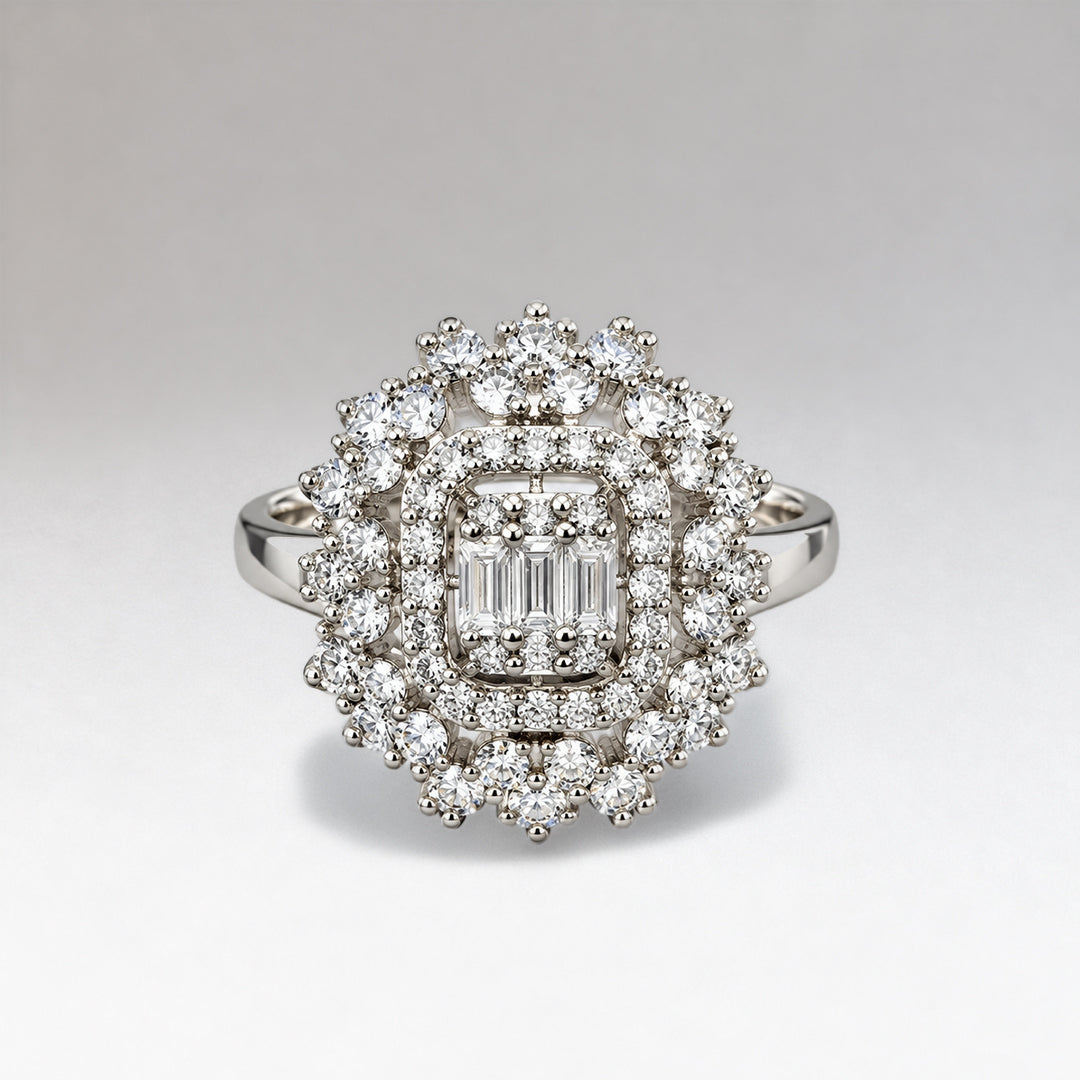 Celeste Halo Ring