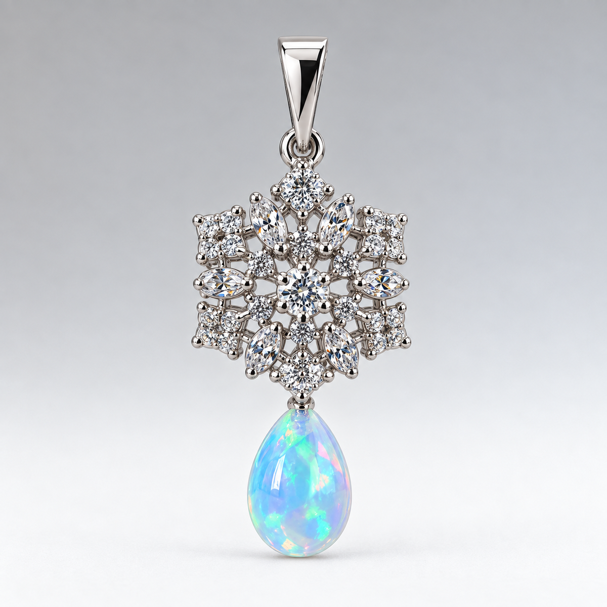 Opal Bloom Pendant