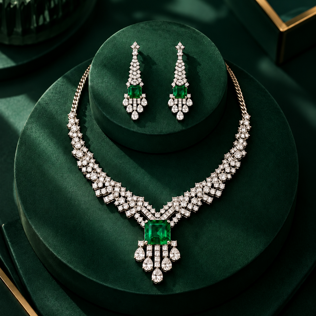 Emerald Cascade Set