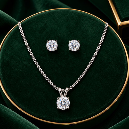 Classic Moissanite Set
