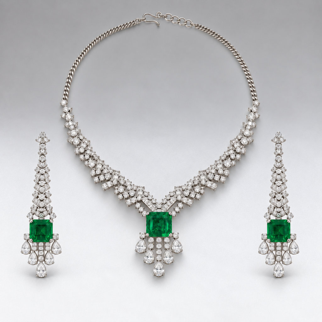 Emerald Cascade Set