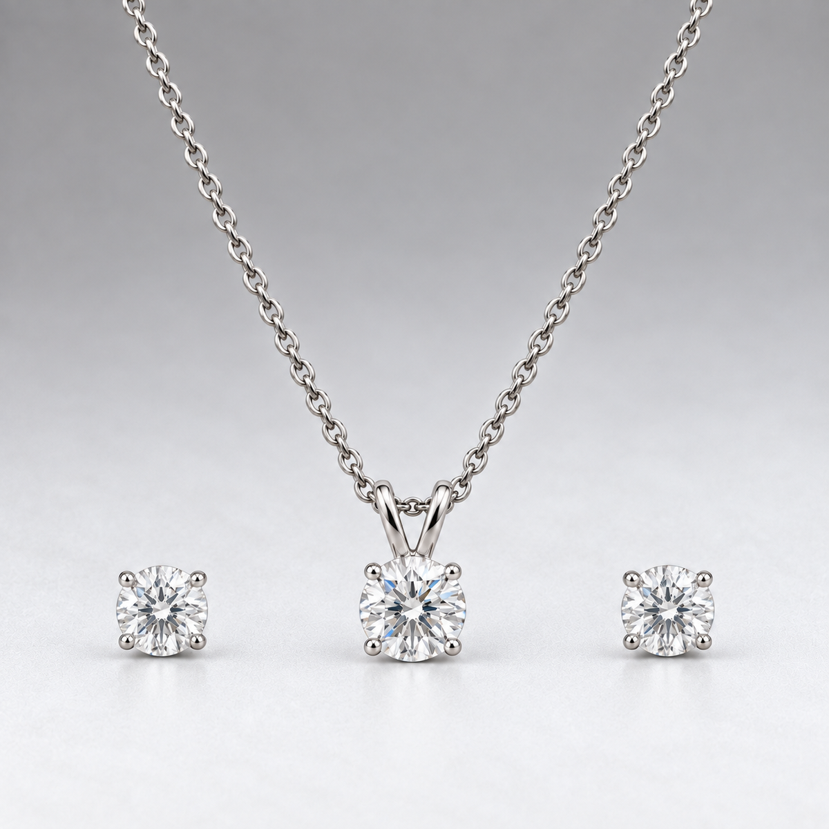 Classic Moissanite Set